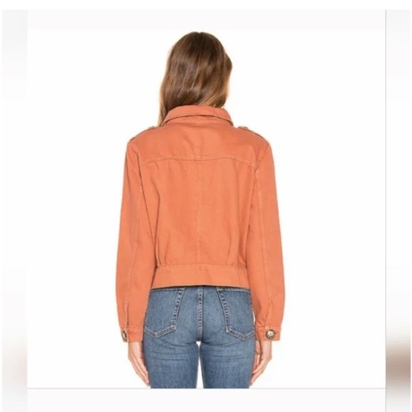 ⭕️ PRICE FIRM Free People Eisenhower Terracotta Jacket Size Small - Picture 2 of 7